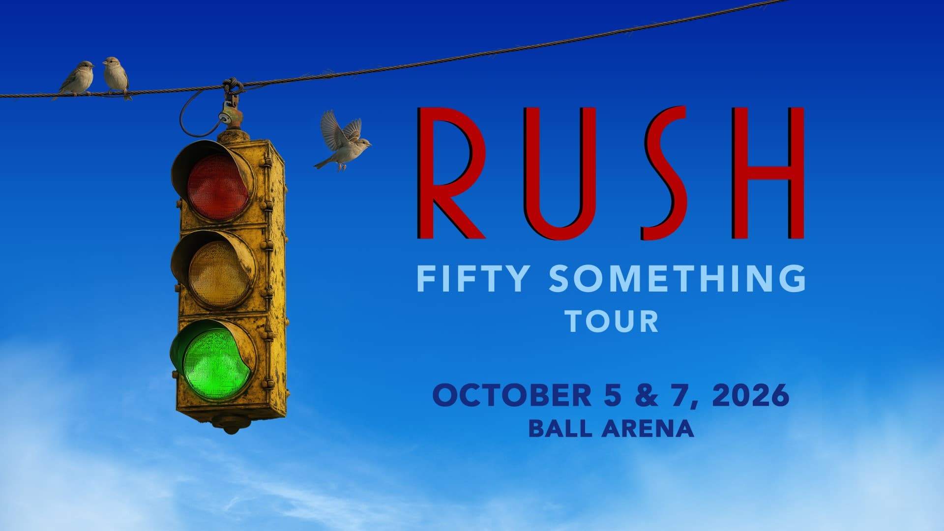 Rush Fifty Something Tour at Ball Arena